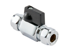 Minikuleventil 10 mm m/ grep